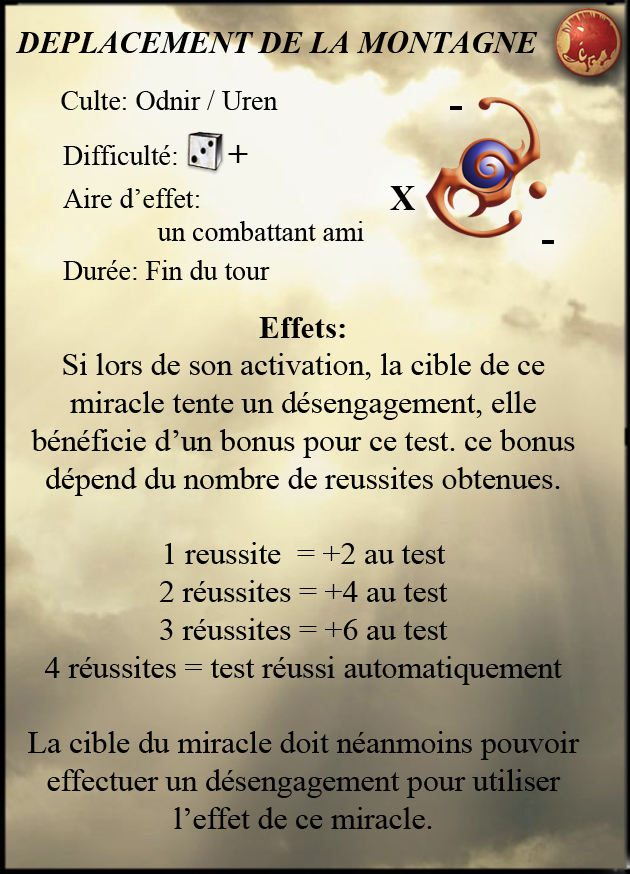 Déplacement de la Montagne